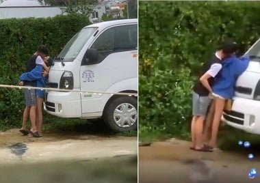 Video sex cặp đôi làm tình ngay giữa đường