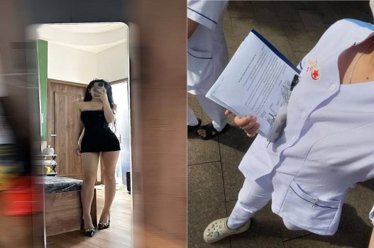 Gọi quả đào chặt chém trúng cô gái cùng trường