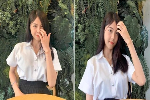 Em nữ sinh sau khi học xong đã đi 